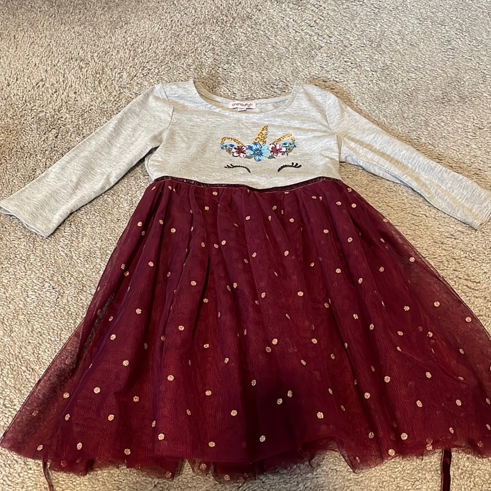 Girls unicorn dress